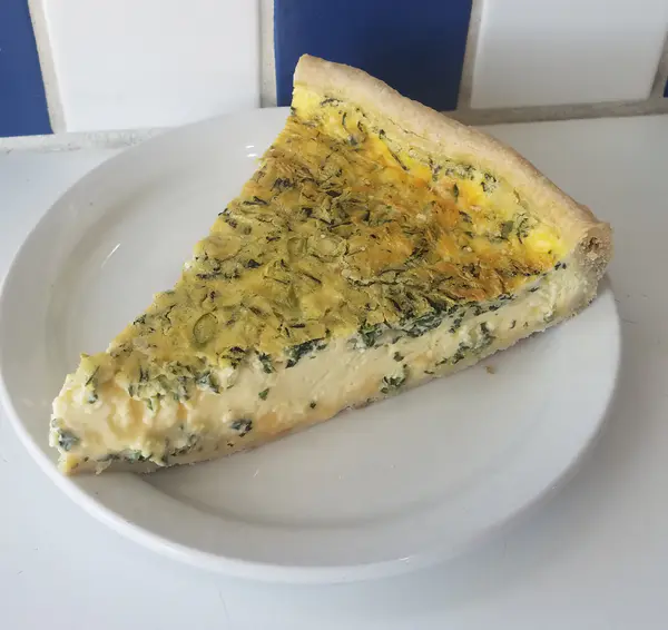 Quiche from the case